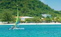 Coyaba Beach Resort is on the famous Grand Anse Beach - one of the best beaches in the world - over 2 miles of soft, white sand, facing the bright blue Caribbean Sea.