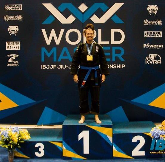 In 2015 the mother of three defended her World Master title after competing in the US.