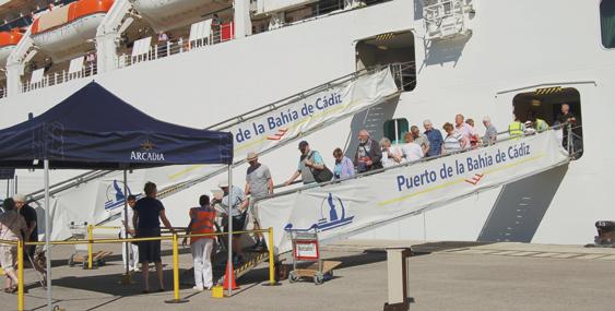 passenger terminals. Cruise traffic through the port of Cadiz has tripled since 1996 and the port now attracts about 300 calls all year round.