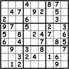 sudokud, ristsõnad Sudoku on loogikal