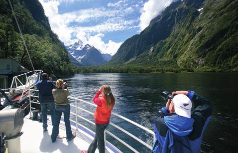 You may like to visit the Fiordland Cinema, specially constructed to screen the locally filmed movie Ata Whenua - Shadowland which will take you on an unforgettable journey (optional).