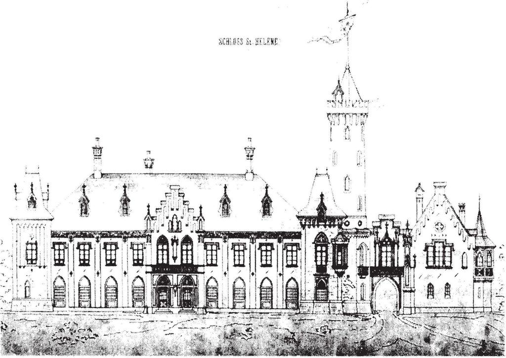 5 Reconstruction. Facade, Adamovich-Hellenhach manor in Sveta Helena. Architect Gerok from Vienna. 1 62-IS6.