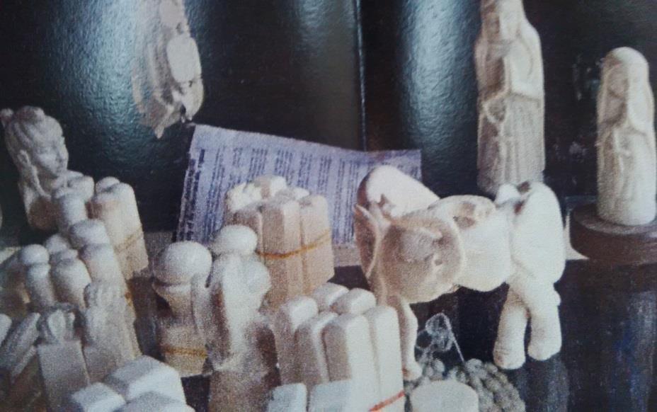 Annes-7: Photo showing ivory virgin Mary (Right Corner) in lekki