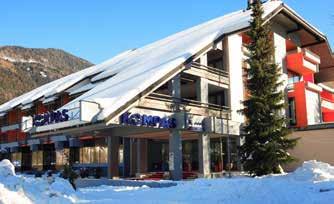 HT RMD RSRT**** uksuzni hotel na samom skijalištu. d središta je udaljen 100 m.