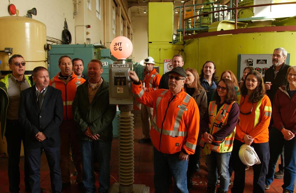 Shutting Down Generator 6 Greg Remfert, a staff member in Campbell River,