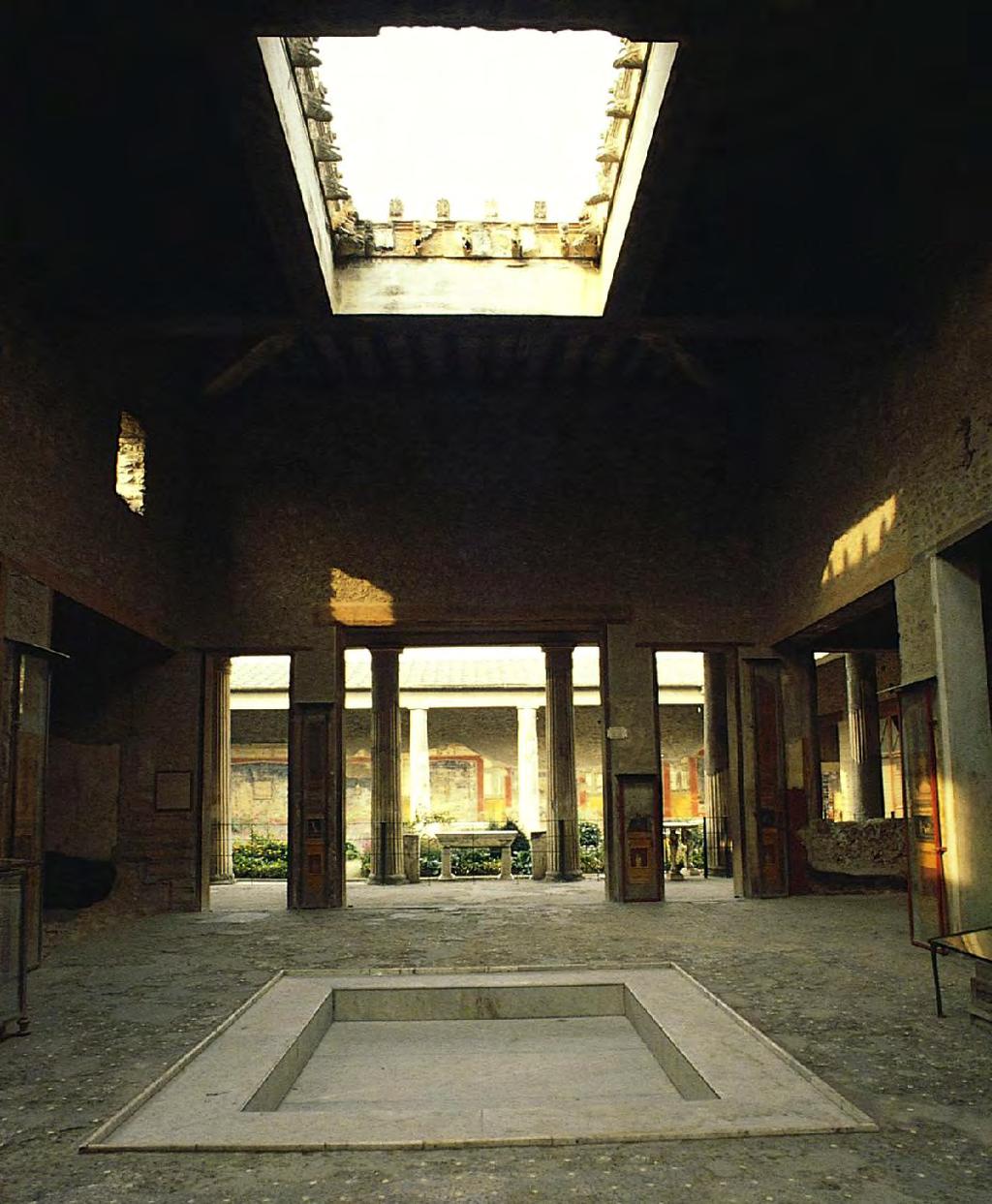 Atrium Kuce Veti, Pompeji, Italija,
