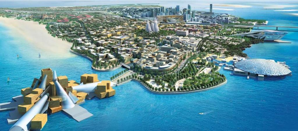 Saadiyat is a natural island alongside Abu Dhabi s coast and home to the