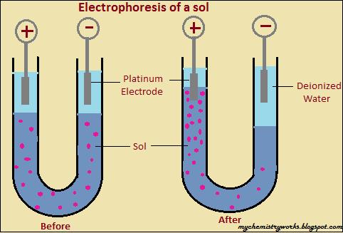 putovati de prema negativno nabijenoj elektrodi, a negativno nabijene čestice prema pozitivno nabijenoj elektrodi.