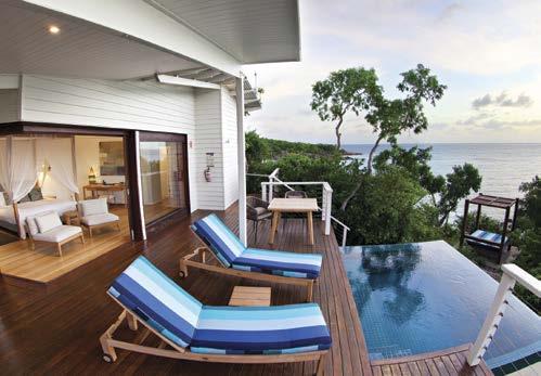 national park, the Azure Spa and the bluest of clear blue ocean views from every angle.