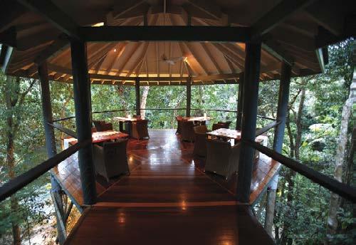 There are thirty six designer furnished lodges with large spa baths and balconies ranging from the Billabong Suites and Family Retreat to River and Treehouses set in 80 acres of grounds adjoining The
