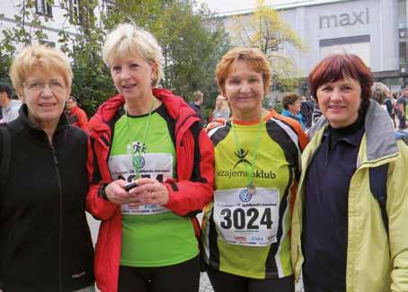Golničanke na Ljubljanskem maratonu 2013 Želja vsakega tekača je, da se po pripravah, ki so bile za nekatere bolj, za druge manj naporne, udeleži tekaške prireditve.