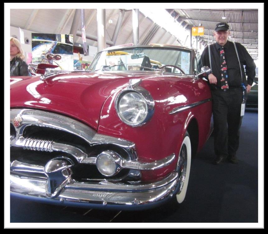 photos of his Packard pride and joy, a 1954 Convertible.