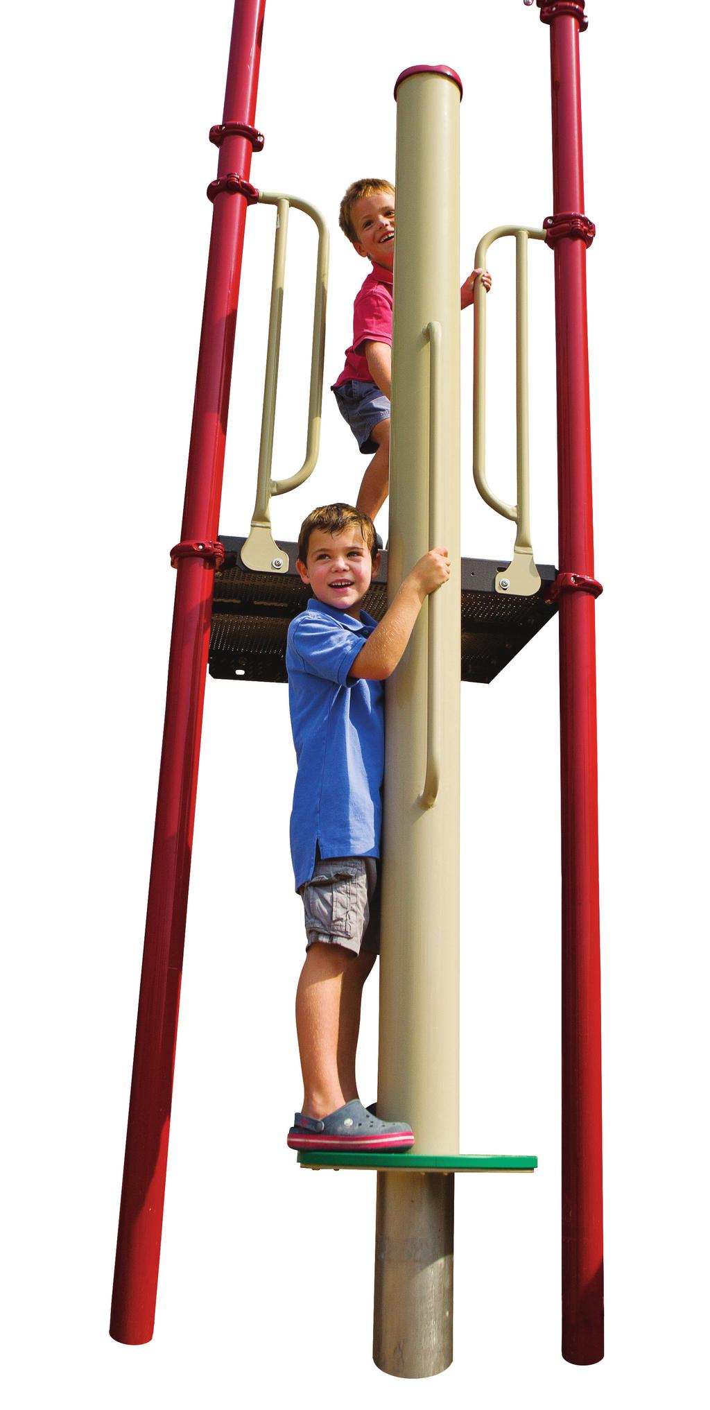 Drop Zone Introducing the world s first playground elevator ride. Swings, slides and climbers have a new competitor.