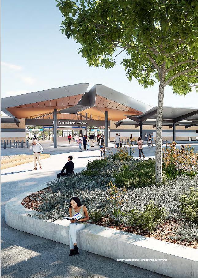 METRONET Precincts - Forrestfield Will become an important transit hub for eastern hills residents and southeastern suburbs Opportunity to transform an area of underutilised land into a diverse,