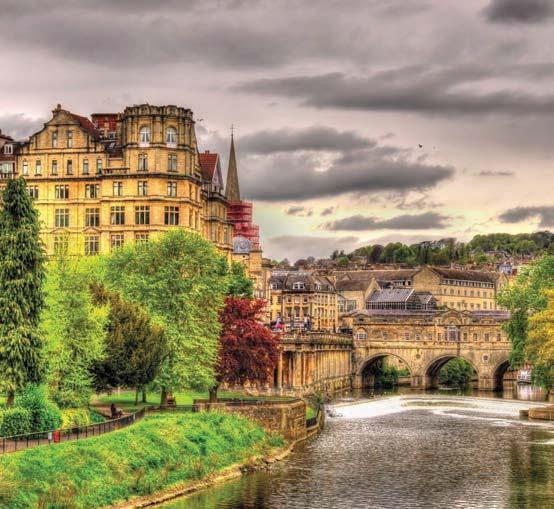 ENGLAND S TREASURES 12 DAYS 16 MEALS FROM $ 2999 CULTURAL EXPERIENCES Spend three nights in the Georgian town of Bath. Journey by train from Cornwall to London s Paddington Station.