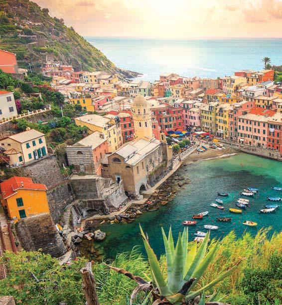 TUSCANY & THE ITALIAN RIVIERA 8 DAYS 10 MEALS FROM $ 1899 CULTURAL EXPERIENCES Explore the cliff-side villages of the Cinque Terre with a local guide.
