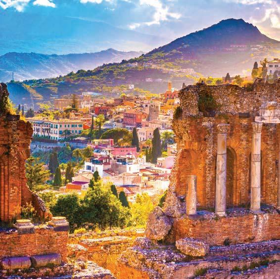 SPLENDID SICILIA 10 DAYS 13 MEALS FROM $ 1999 CULTURAL EXPERIENCES Explore Corleone to learn about its anti-mafia movement. Visit a medieval palace where a countess welcomes you.