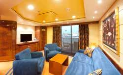 This kind of accommodation is available in Balcony and Inside cabins (with Bella or Fantastica experiences) and in Ocean View cabins (with Bella experience only).