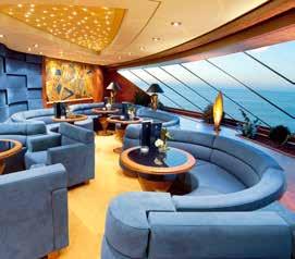 top sail lounge msc yacht club Seats Exclusive services Surface (m 2 ) Deck concierge area Reception 24 113