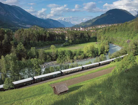 THE ORIENT EXPRESS HOLIDAY London to Venice Begin your rail holiday on the Eurostar from London to Paris, where you transfer to a train bound for Zurich.