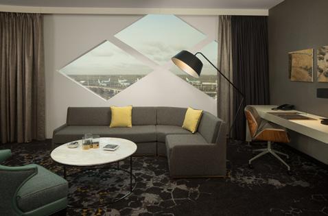 EXECUTIVE ROOM AIRPORT VIEW Find inspiration from the playful designs in this 27 sq. m. Executive Room featuring access to the exclusive 10th Floor Executive Lounge.