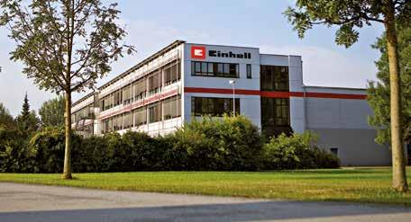 Einhell Germany AG Dioničko društvo Einhell Germany AG sa sjedištem u Landau/Isar u Njemačkoj osnovano je 1964. godine te je centrala Einhell koncerna.