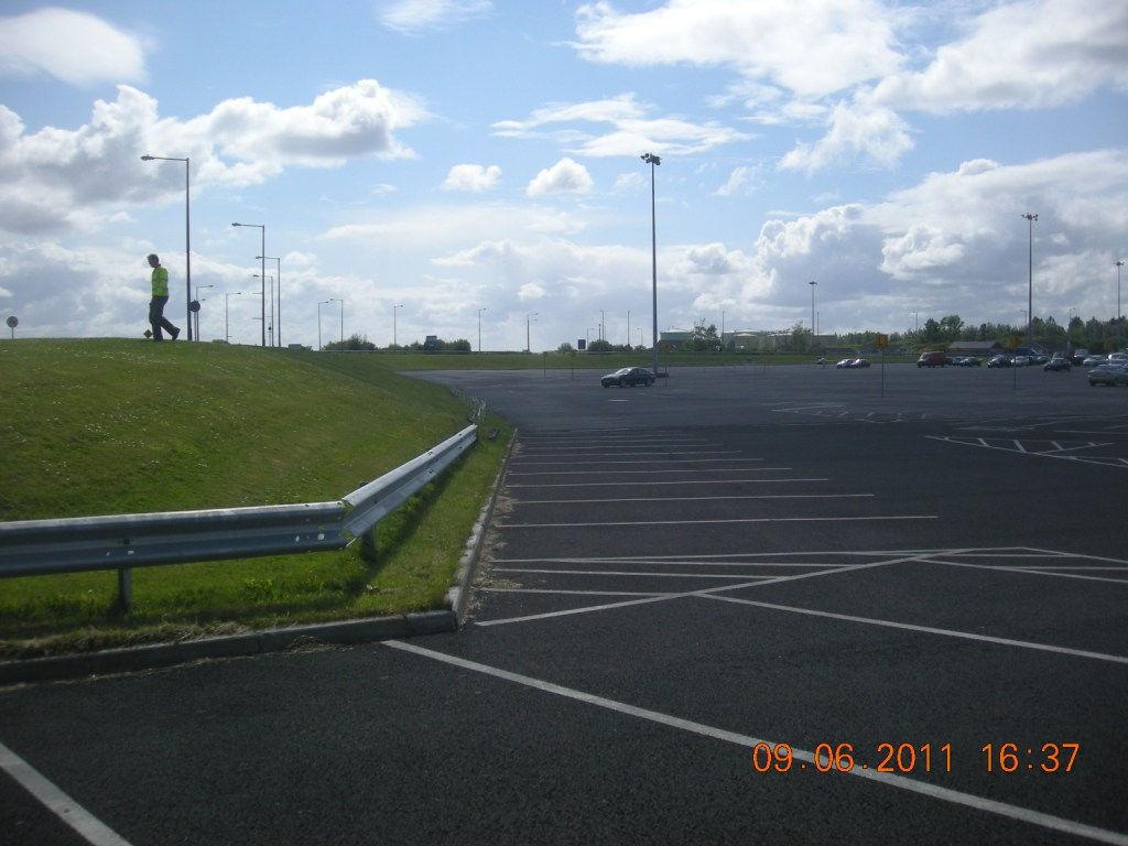 Photo 4: Airport car park showing significant difference in