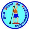 Standup Paddleboarding Award The BSA Stand Up Paddleboarding award introduces Scouts to the basics of standup paddleboarding (SUP) on calm water, including skills, equipment, self-rescue, and safety
