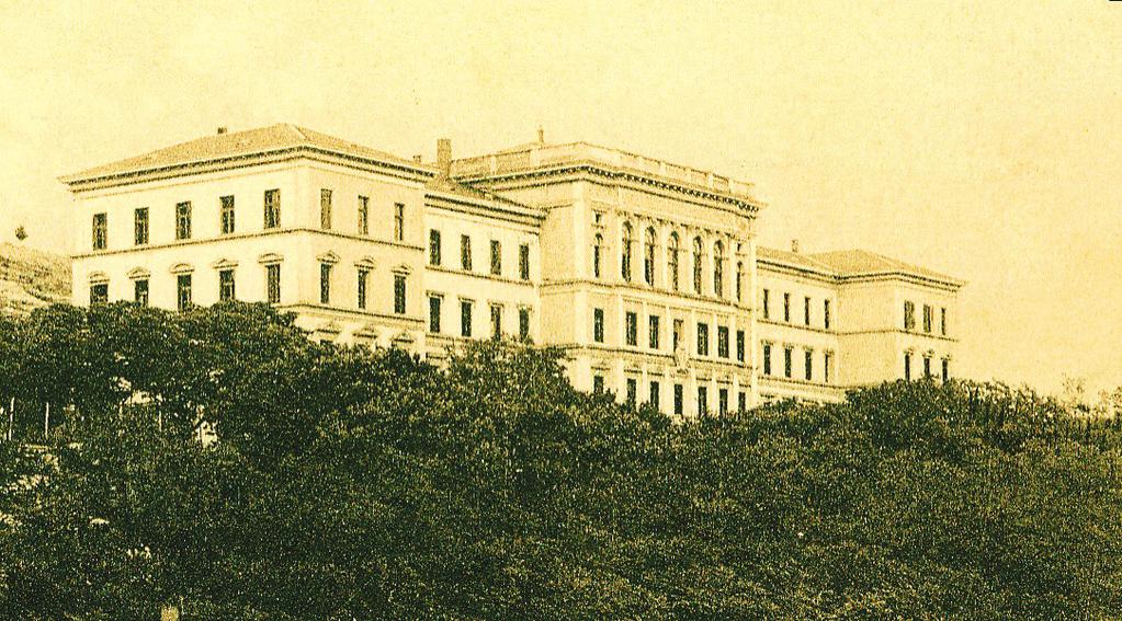 Slika 5. Zgrada nekadašnje Velike kraljevske gimnazije u Sušaku, u kojoj od 1978. do 1992. djeluje CUO kadrova u zdravstvu, a zatim Srednja medicinska škola.