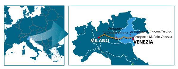 Veneto Region Location: North East of Italy (Adriatic Sea)