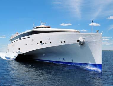 PROPULSORS Photo courtesy of Austal WATERJETS Waterjet propulsion is the most successful and efficient method of propulsion for vessels having speeds in excess of 30 knots, or where there is a