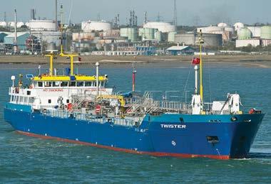 YOUR SHORTER ROUTE TO BIGGER PROFITS MV Twister The Wärtsilä AQUARIUS UV Ballast Water Management System (BWMS) was installed onboard the MV Twister, a Chemgas BV owned LPG carrier, as part of the