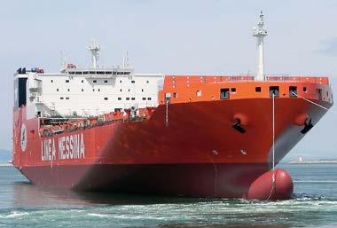 YOUR SHORTER ROUTE TO BIGGER PROFITS Jolly Diamante Wärtsilä has supplied the open loop scrubber systems for four new 45,000 dwt Ro Ro ships for Italian owner Ignazio Messina & Co.