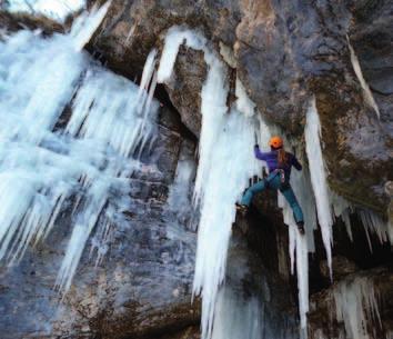 ICE CLIMBING AND DRY-TOOLING GUIDED SKIING ON PISTE: Daily or more days, individual or group activities, during the whole winter season. Sella Ronda, First World War tour and Ski Safari.