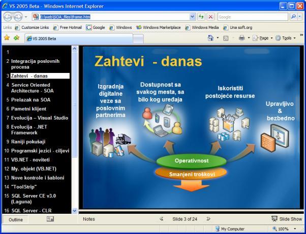Učenje na daljinu i e-učenje (3) Alati i tehnologije za implementaciju e-učenja Osnovni koncept elektronskog učenja je baziran na html-u sa popratnim multimedijalnim i programskim elementima.