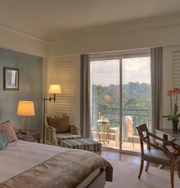 Elegant rooms, some with panoramic views, accentuate a feeling of comfort and bliss.