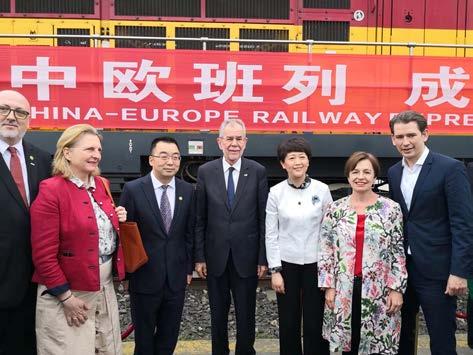 The Strong growth on all Europe - China corridors 2009 First regular trains. 2012 Multiple connections per week in both directions. Testing of new routes.