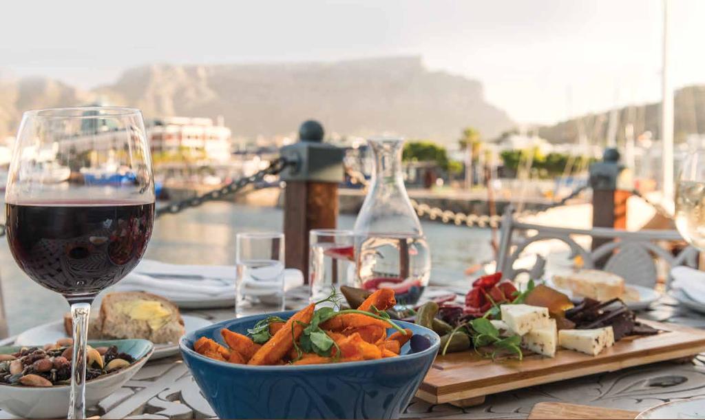 A stone s throw from the water s edge in the heart of the V&A Waterfront, this chic new restaurant offers a wonderful atmosphere in an
