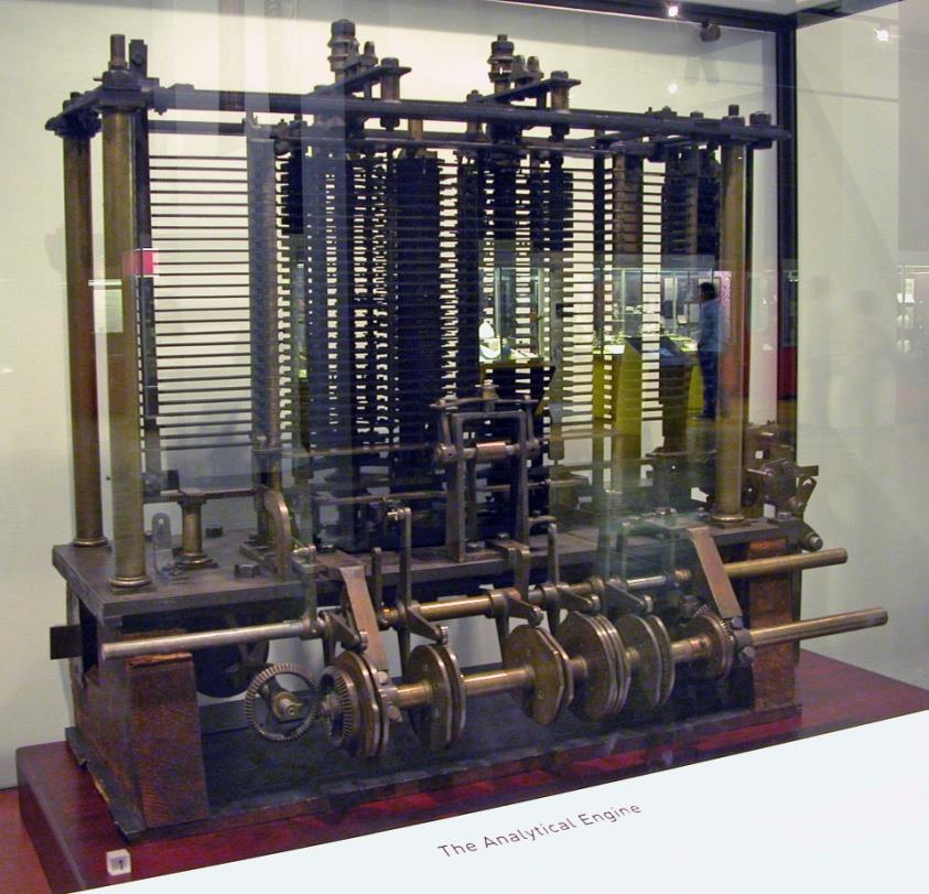 tkanini pomoću tkalačkih stanova. Ovaj koncept spremanja informacija iskoristio je Charles Babbage u svom analitičkom stroju.