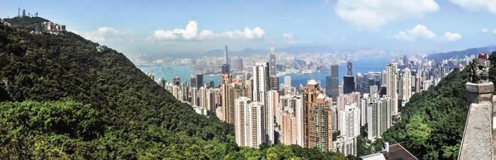 hong kong, china This capital of culture impresses all with its steel and glass skyline juxtaposed with emerald-green hills and boats