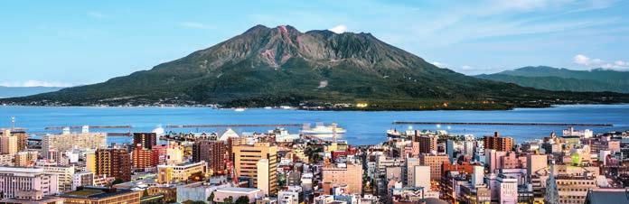 Kagoshima Excursion HIGHLIGHTS OF KAGOSHIMA Enjoy views of Sakurajima, one of Japan s most active volcanoes, before visiting a