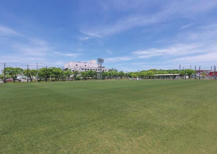 area, sprinkler system, etc. Night lighting (24m x 2 sets, 20m x 4 sets) 1.5kw 120piece, 419 lux, metal halide 5 Space Project Dream Field (Yabase Sports Park No.