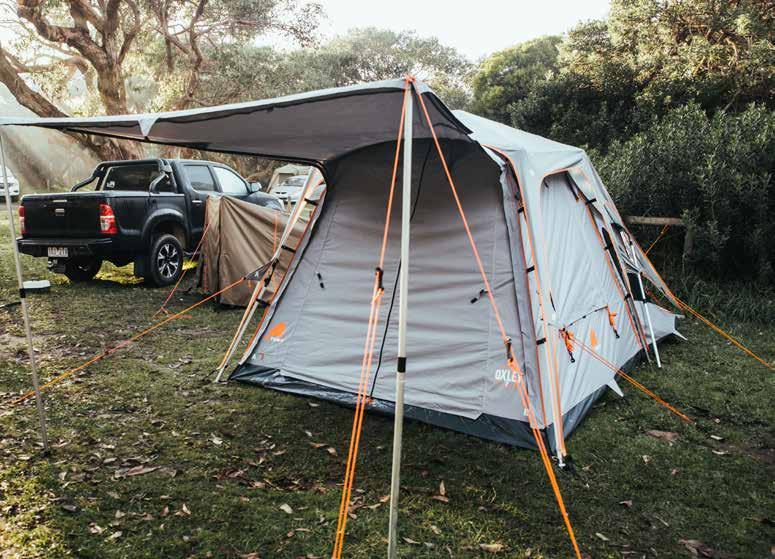 OXLEY 5 OXLEY 7 The Oztent Oxley 5 comes with experience inspired innovation based on the time-tested Oztent RV.