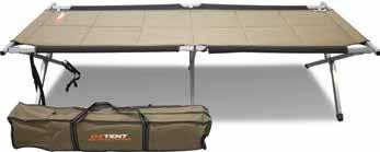 It comes fully padded for Easily fitting into an Oztent RV-3 and upwards, you can sleep adults.