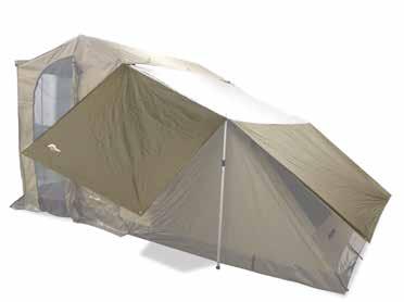 The Deluxe Front Panel allows you to completely close in your awning when used in conjunction with the optional side panels. It simply zips to the front of the awning and the optional side panels.