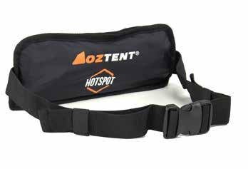 Each HotSpot pouch provides up to 1 hour of heat simply by clicking a button and can be reused up to 500 times.