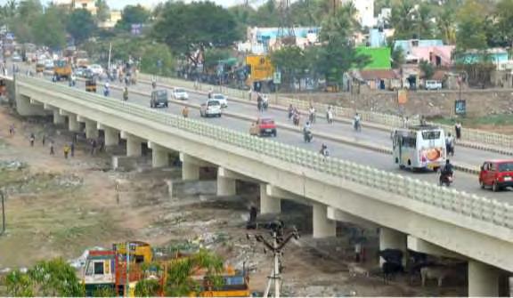 87 High Level Bridge across Vaigai at Madurai