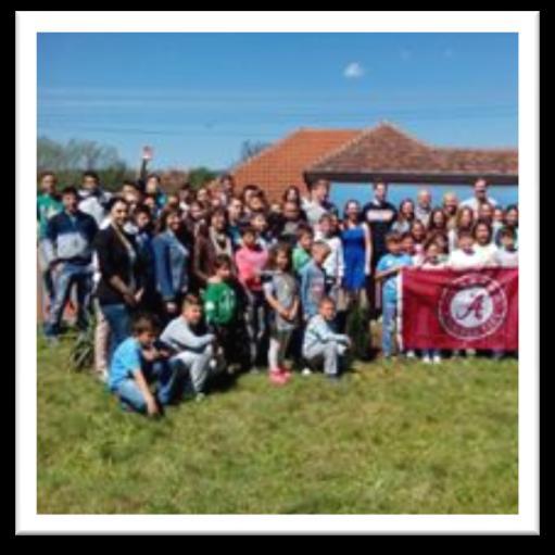 ПОСЕТА ПРЕДСТАВНИКА УНИВЕРЗИТЕТА АЛАБАМА (САД) Студенти Универзитета Алабама 17. 5. 2016. год. посетили су основну школу у Блацу.