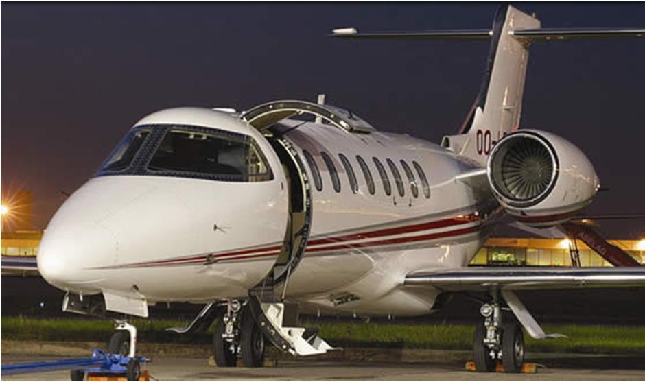 ft The Bombardier Learjet 45, mainly recognized