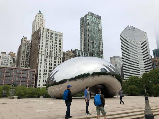 Today we ve scheduled a trip through Chicago with a walk through Grant Park,